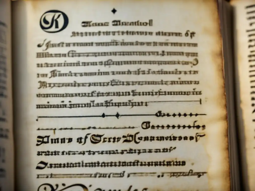 Detalles de manuscritos ocultos alquimia Isaac Newton en pergamino envejecido con símbolos y diagramas escritos a mano