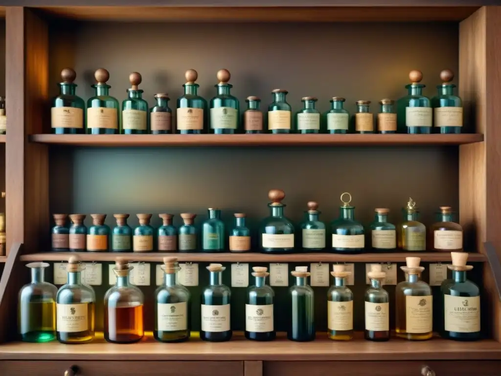 Alquimia botánica en laboratorio vintage: 8k detallado Escena alquímica con compuestos botánicos envejecimiento en laboratorio vintage