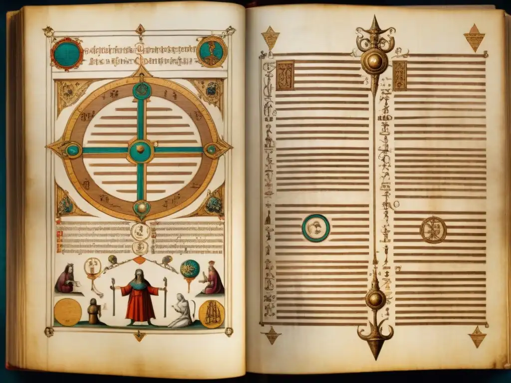 Un viaje a la misteriosa alquimia del Codex Gigas, con símbolos y diagramas detallados